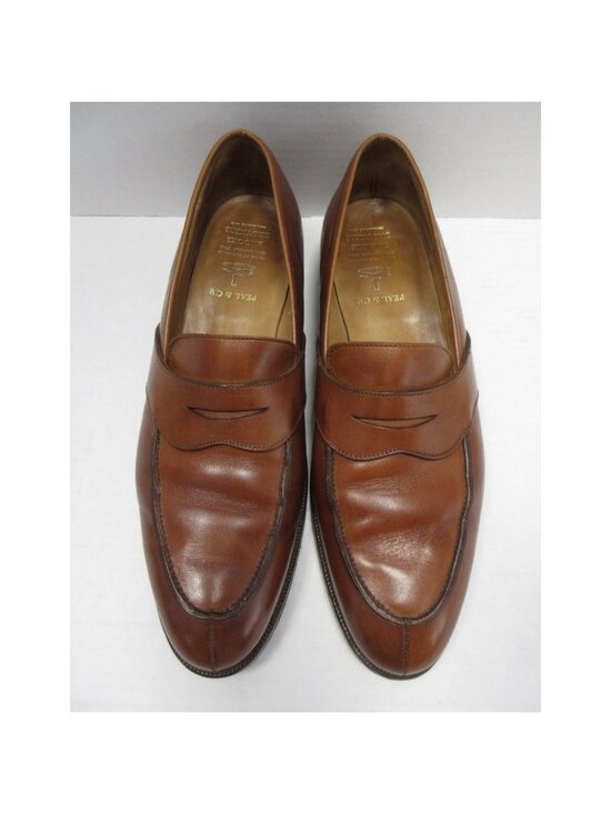 Brooks Brothers Peal & Co Shoes 10.5 C 317 Penny Loafer Leather England * main image 10